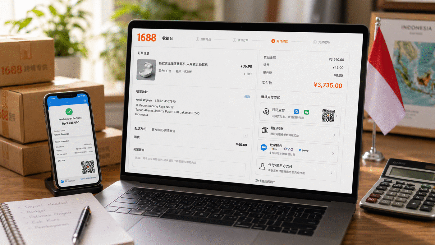 Cara Bayar di 1688 dan Taobao Tanpa Kartu Kredit