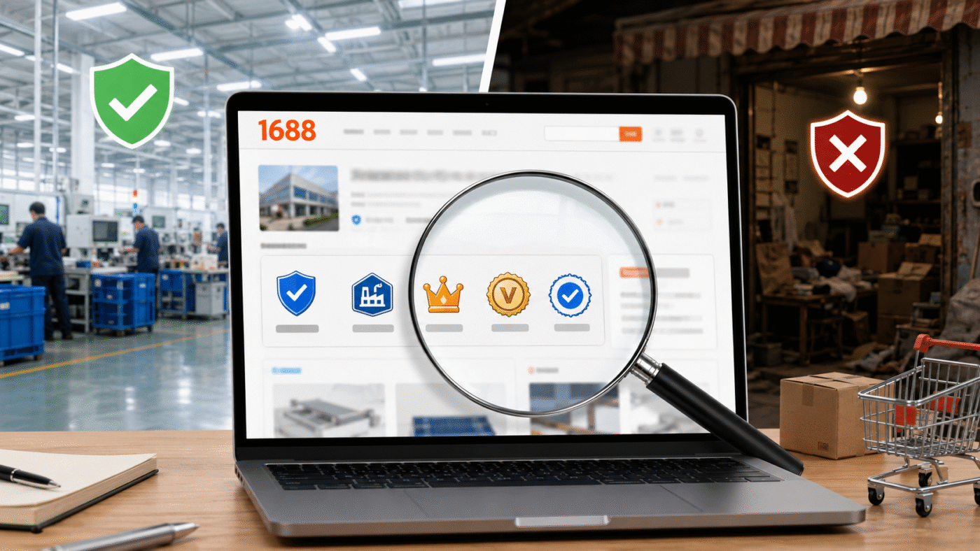 Cara Membaca Badges Kredibilitas Supplier di 1688
