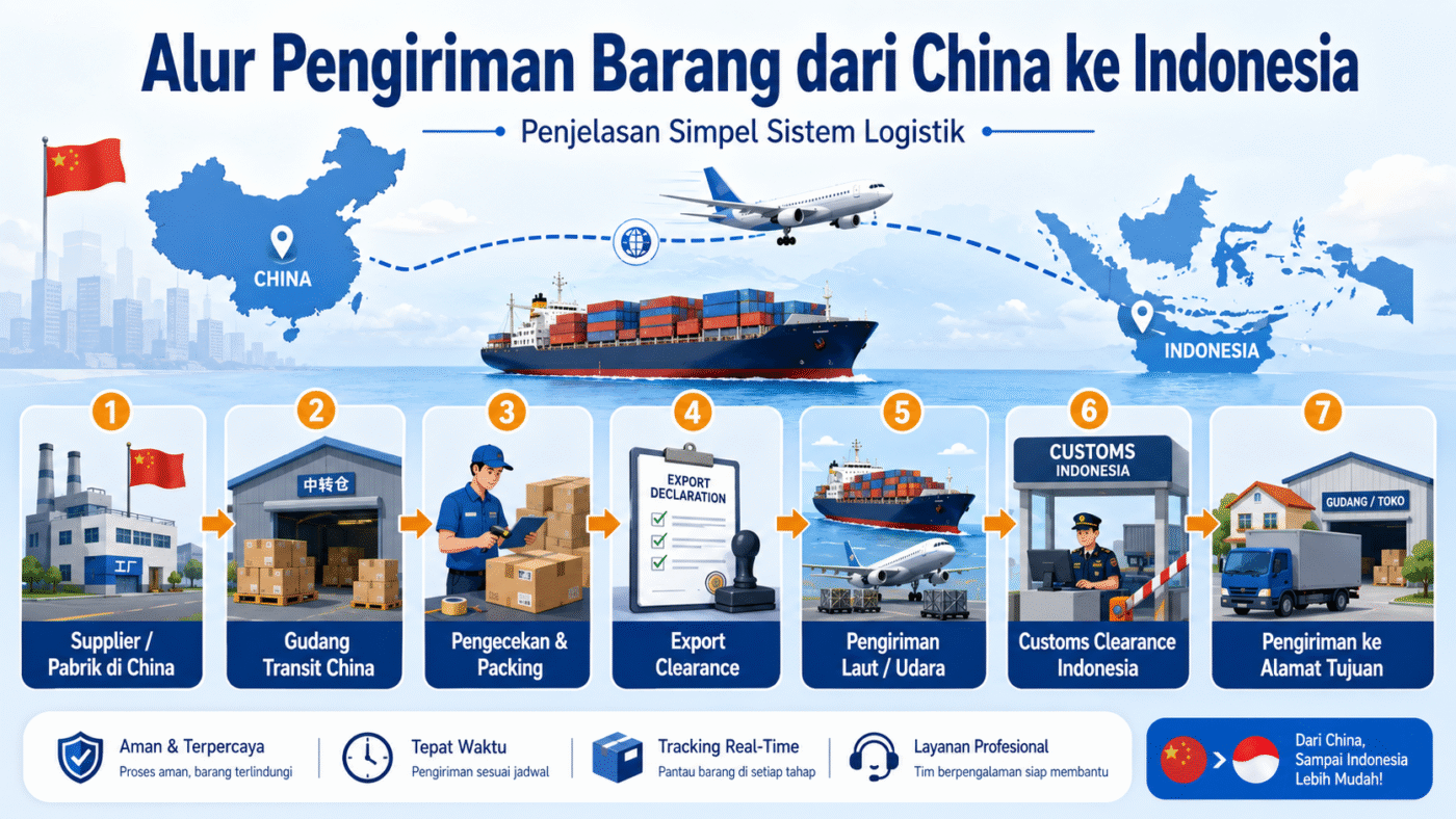cara kerja forwarder china