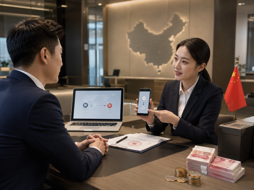Legalitas Transfer RMB ke China buat dengan image yang real, tanpat teks